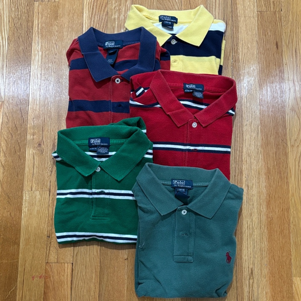 Polo by Ralph Lauren Kids Polo Shirt Collection - Red, Green, Yellow, Blue